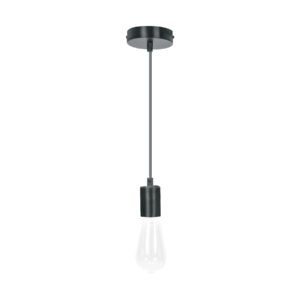 45672 - Socket colgante metálico, negro, VOLTECK