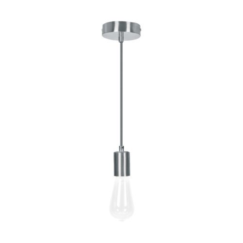 SOC-10SS.jpg 45674 - Socket colgante metálico, satín, VOLTECK