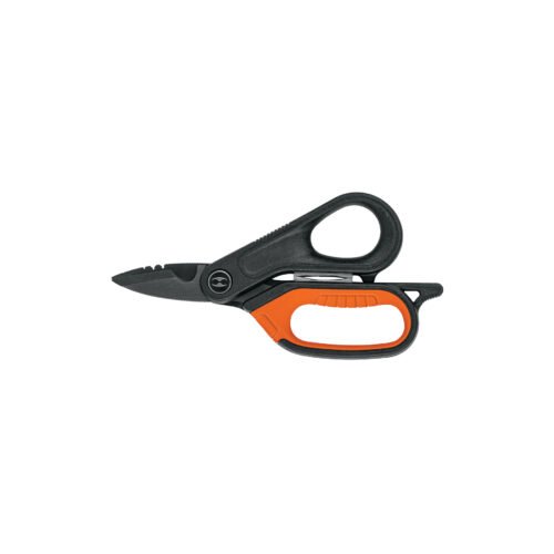 103717 - Tijera para electricista, 6", acero inox, oxido negro, EXPER