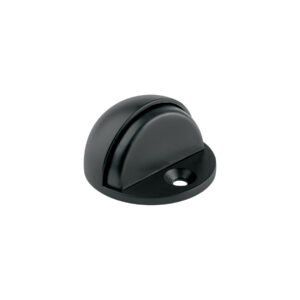 45691 - Tope metálico para puerta, media luna, negro, HERMEX