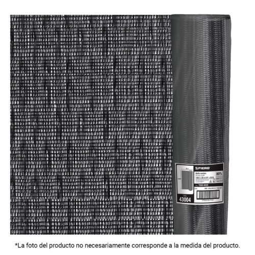 45844 - Rollo de toldo sombra 80% de 15 m x 1.85 m, FIERO