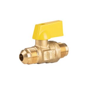44816 - Válvula de control de latón p/gas, 3/8x3/8" Flare, FOSET