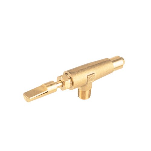 45443 - Válvula horizontal de latón 1/8" gas LP, alta presión, FOSET