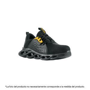 29911 - Tenis de seguridad #30, casquillo metálico, negros, PRETUL