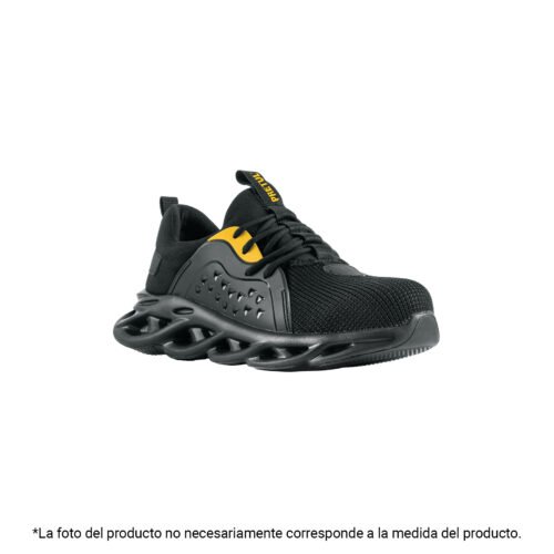 29911 - Tenis de seguridad #30, casquillo metálico, negros, PRETUL