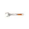 100048 - Llave ajustable (perico) 15" cromada mango de PVC, Truper