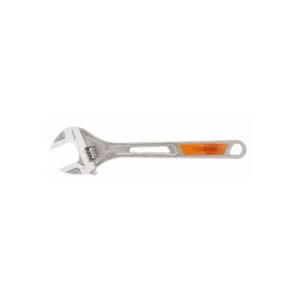 100048 - Llave ajustable (perico) 15" cromada mango de PVC, Truper