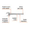 100049 - Llave ajustable (perico) 15" profesional cromada, Expert