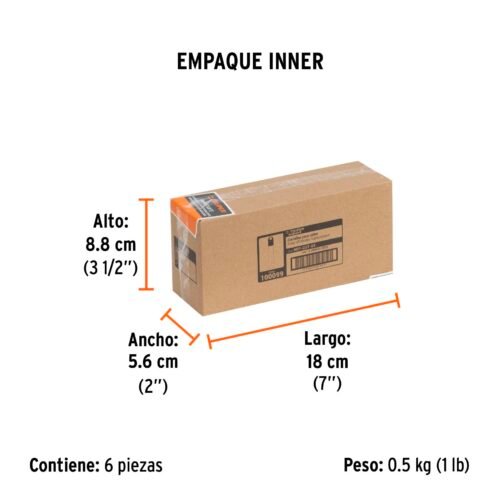 100099 - Estuche con 10 cuchillas SK2 de 18 mm para cutter, Expert