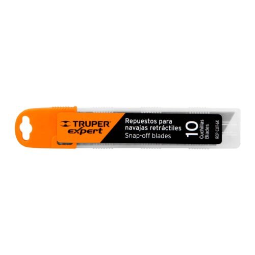 100099 - Estuche con 10 cuchillas SK2 de 18 mm para cutter, Expert