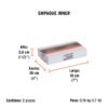 100101 - Estuche con 50 cuchillas SK4 de 18 mm para cutter, Truper