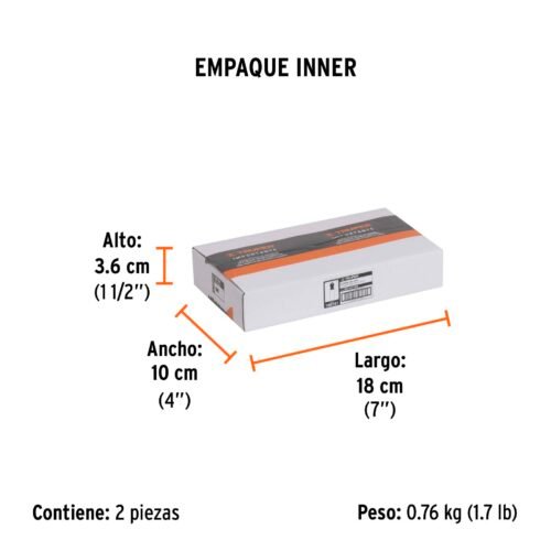 100101 - Estuche con 50 cuchillas SK4 de 18 mm para cutter, Truper