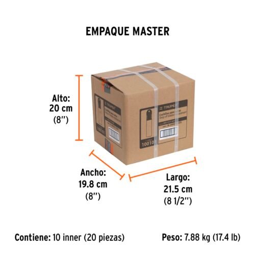 100101 - Estuche con 50 cuchillas SK4 de 18 mm para cutter, Truper