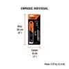 100130 - Estuche con 10 cuchillas SK2 de 25 mm para cutter, Expert