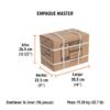 100130 - Estuche con 10 cuchillas SK2 de 25 mm para cutter, Expert