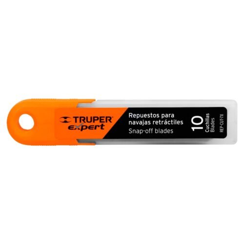 100130 - Estuche con 10 cuchillas SK2 de 25 mm para cutter, Expert