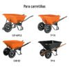 100153 - 2 estabilizadores calibre 15 p/carretillas TRUPER y EXPERT