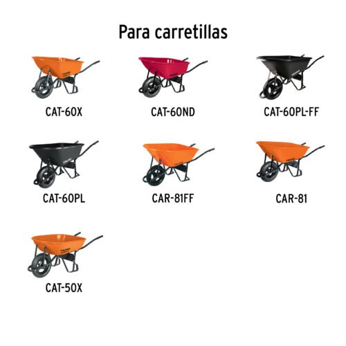 100154 - Tornilleria, chumaceras y eje p/carretillas TRUPER y EXPERT
