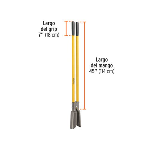 100174.2 100174 - Cavador mangos de fibra de vidrio 45", Truper