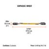 100174.4 100174 - Cavador mangos de fibra de vidrio 45", Truper