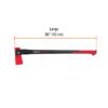 100176 - Hacha para rajar madera 4 lb mango de nylon de 36", Truper