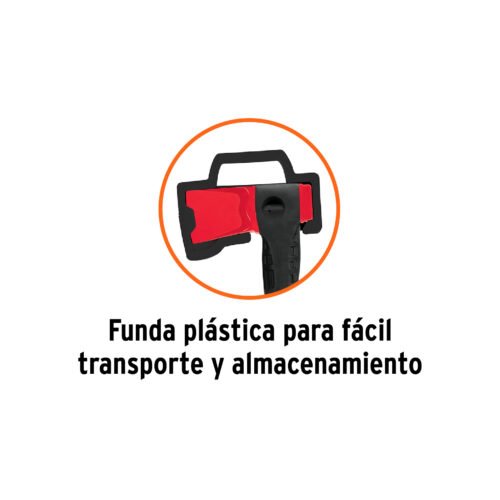 100176 - Hacha para rajar madera 4 lb mango de nylon de 36", Truper