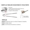 100177.5 100177 - Carretilla 8 ft3 Imponchable, bastidor tubular, Truper