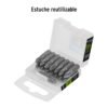 100193 - Estuche con 15 puntas de cruz PH2 largo 1", Truper Expert