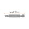 100194 - Estuche con 15 puntas de cruz PH1 largo 2", Truper Expert