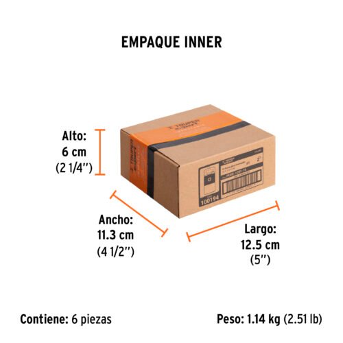 100194 - Estuche con 15 puntas de cruz PH1 largo 2", Truper Expert