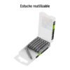 100195 - Estuche con 15 puntas de cruz PH2 largo 2", Truper Expert