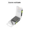 100196 - Estuche con 15 puntas de cruz PH3 largo 2", Truper Expert