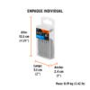 100196 - Estuche con 15 puntas de cruz PH3 largo 2", Truper Expert