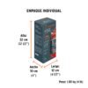 100276 - Extintor portátil recargable 1 kg, polvo tipo ABC, Truper