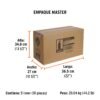 100276 - Extintor portátil recargable 1 kg, polvo tipo ABC, Truper