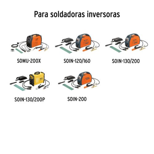 100286 - Cables p/electrodo y p/tierra 200A c/conector 1/2", EXPERT