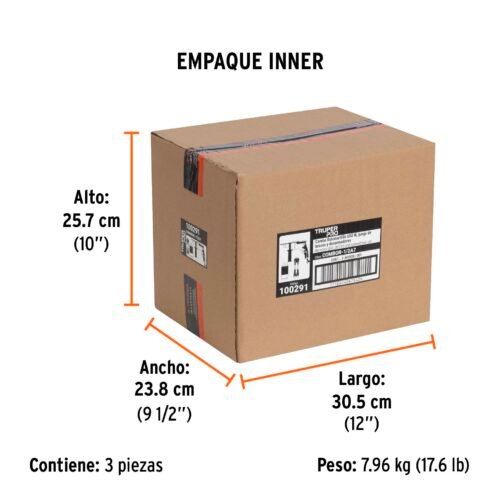 100291 - Combo rotomartillo 1/2" 650W, 6 brocas y 2 desarmadores,PRO