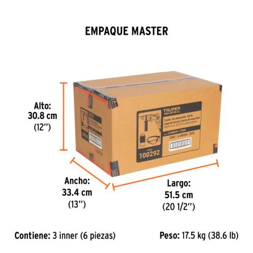 100292 - Combo rotomartillo 1/2" 700W, 6 brocas y lentes, INDUSTRIAL