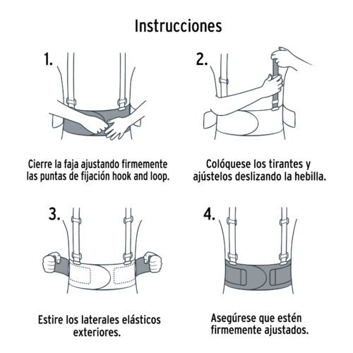 100357 - Faja lumbar naranja c/cintas de alta visibilidad, G, Truper