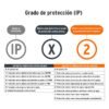 100371 - Linterna de 1 LED 270 lm con luz de emergencia, recargable