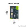 100371 - Linterna de 1 LED 270 lm con luz de emergencia, recargable