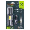 100371 - Linterna de 1 LED 270 lm con luz de emergencia, recargable