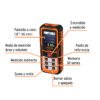 100374 - Medidor láser de distancia de 0.05 m a 100 m, Truper