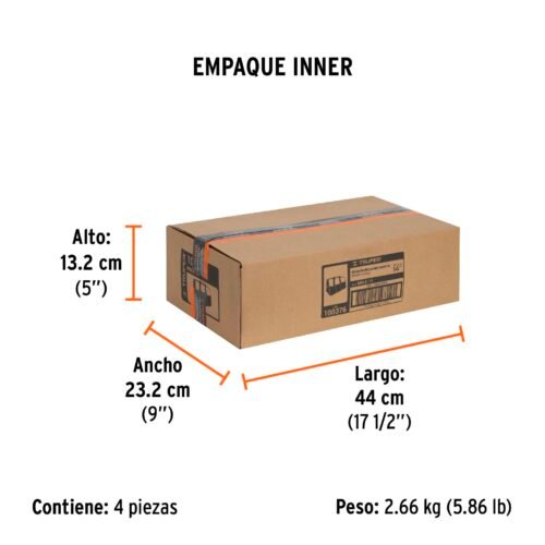 100376 - Maleta portaherramientas de 14", Truper
