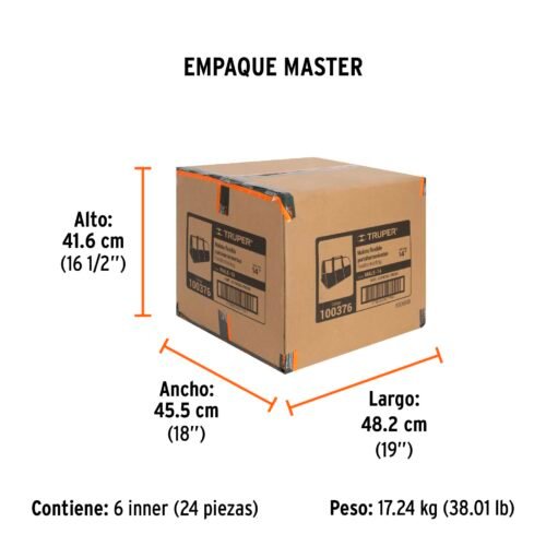 100376 - Maleta portaherramientas de 14", Truper