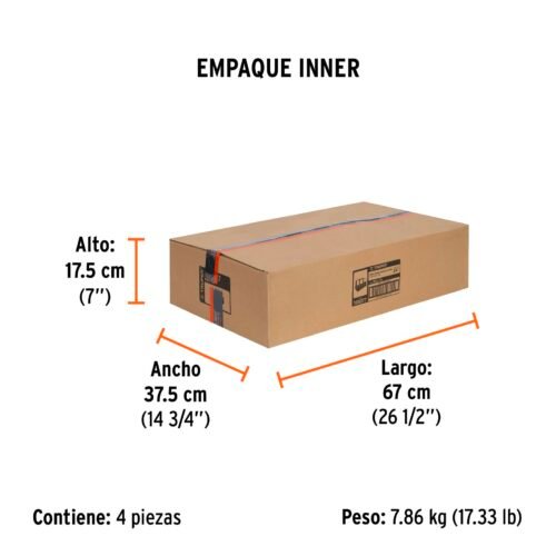 100377 - Maleta portaherramientas de 24", Truper