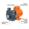 100388.1 100388 - Bomba centrífuga para agua, 1/2 HP, TRUPER