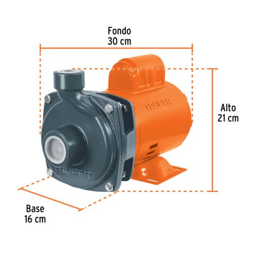 100388.2 100388 - Bomba centrífuga para agua, 1/2 HP, TRUPER