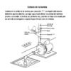 100388.3 100388 - Bomba centrífuga para agua, 1/2 HP, TRUPER