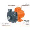 100389 - Bomba centrífuga para agua, 3/4 HP, TRUPER